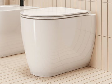 GLAM - Floor mounted ceramic toilet by Scarabeo Ceramiche - view 2